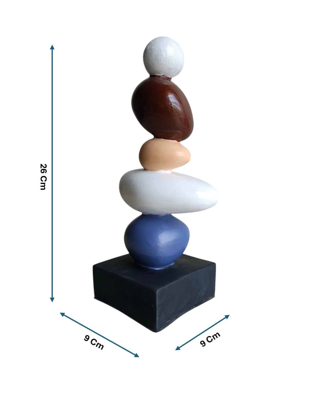 Zen Stacking Pebble Sculpture - Trinit Decor