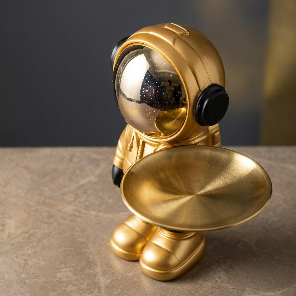 Gold And Black Resin Figurine For Spiritual Gift