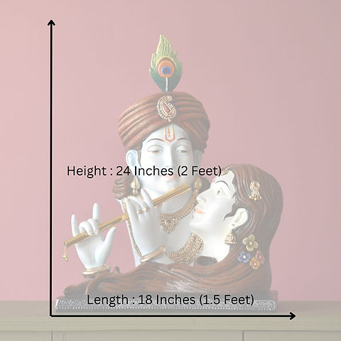 Radha Krishna Idol with Flute