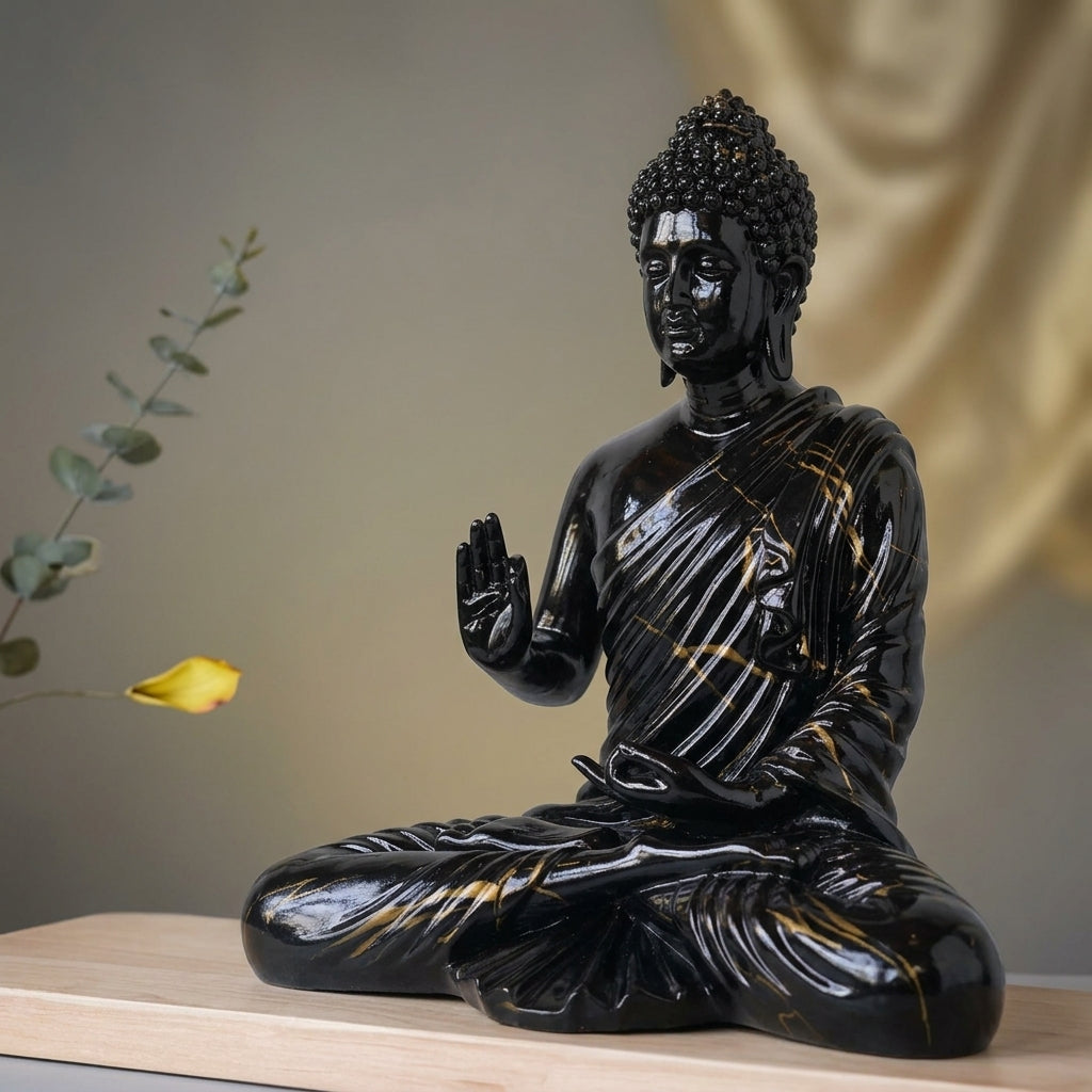 Black Resin Figurine For Spiritual Gift