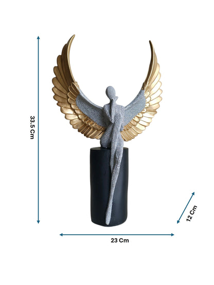 Angel Wings Contemplation Sculpture