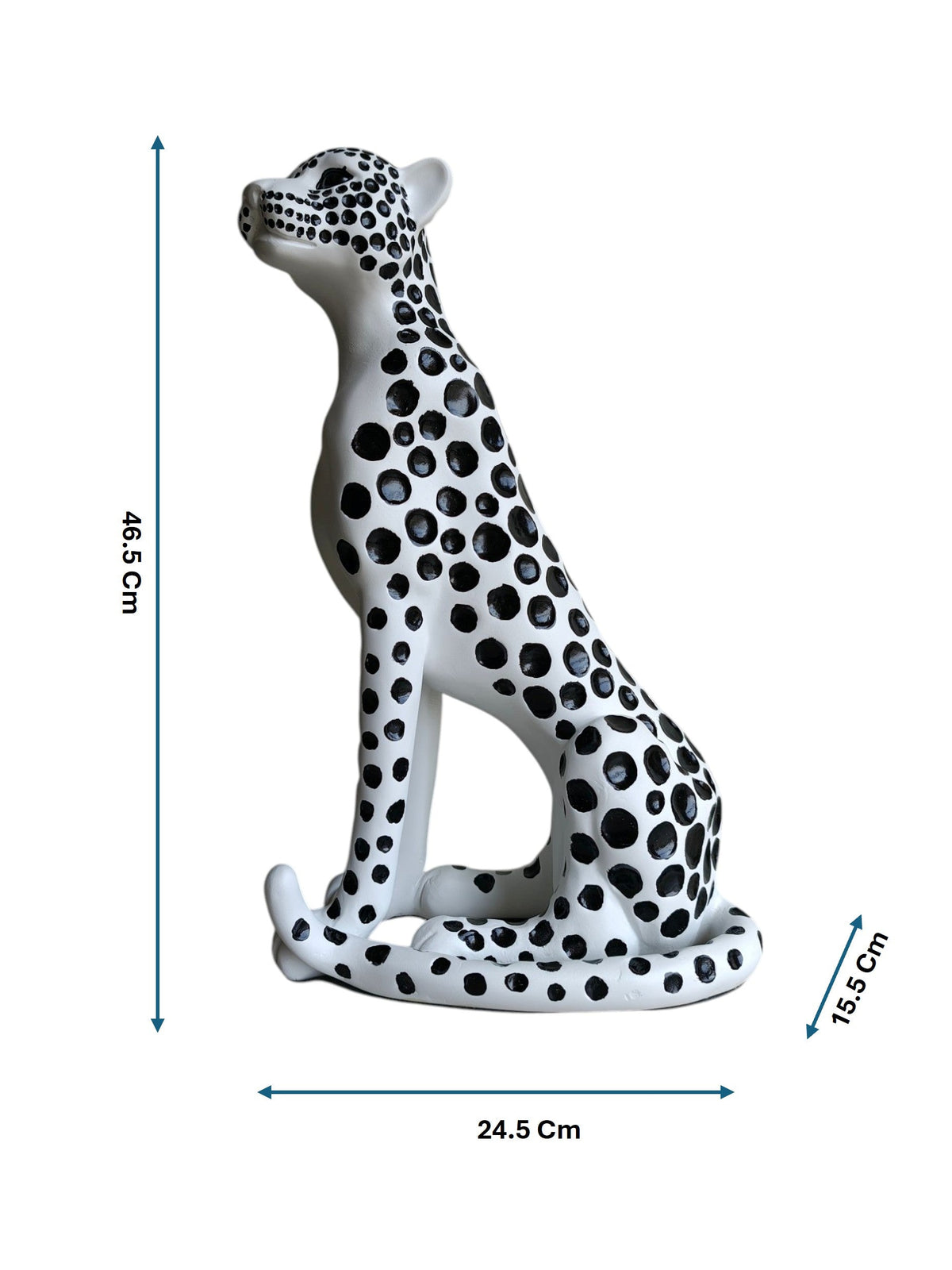 Lunara Modern Spotted Cheetah Sculpture
