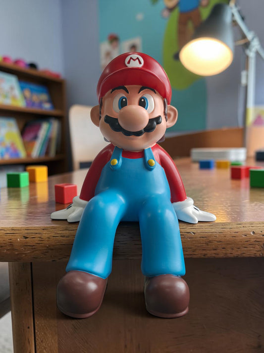 Super Mario Character Figurine - Colorful Gaming Table Decor