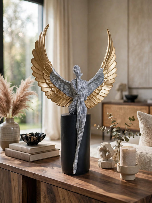 Angel Wings Contemplation Sculpture
