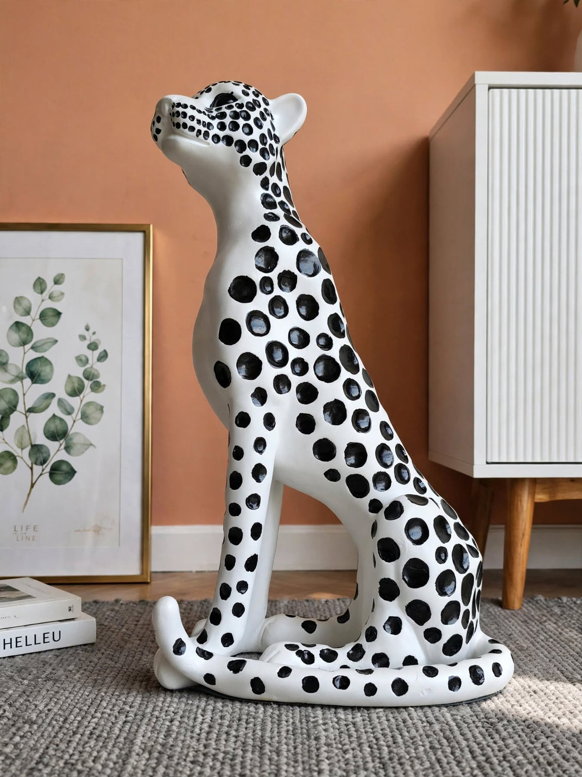 Lunara Modern Spotted Cheetah Sculpture