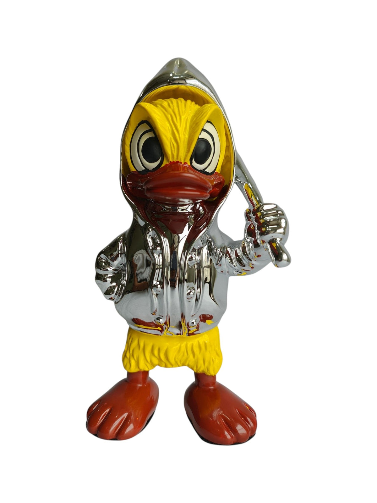 Donald Duck Table Decor Figurine - Metallic Character Sculpture