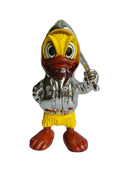 Donald Duck Table Decor Figurine - Metallic Character Sculpture