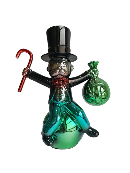Monopoly Man Money Maker Showpiece - Luxury Metallic Table Decor