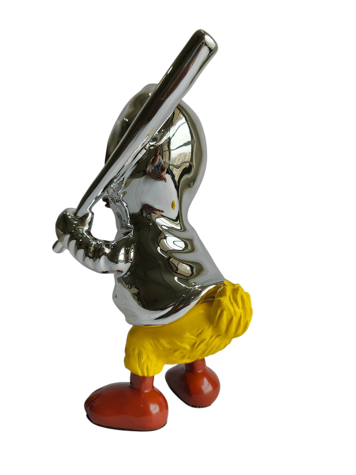 Donald Duck Table Decor Figurine - Metallic Character Sculpture