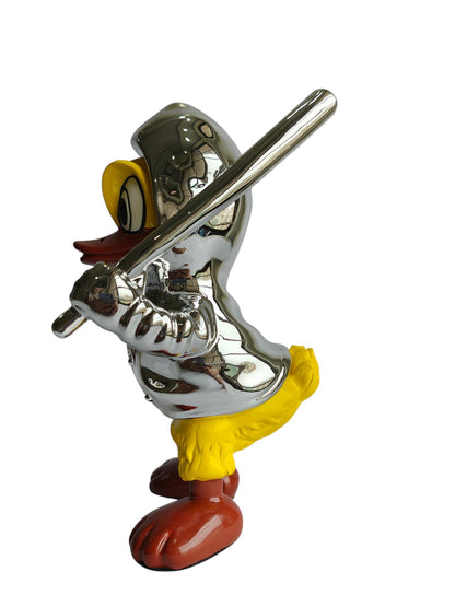 Donald Duck Table Decor Figurine - Metallic Character Sculpture