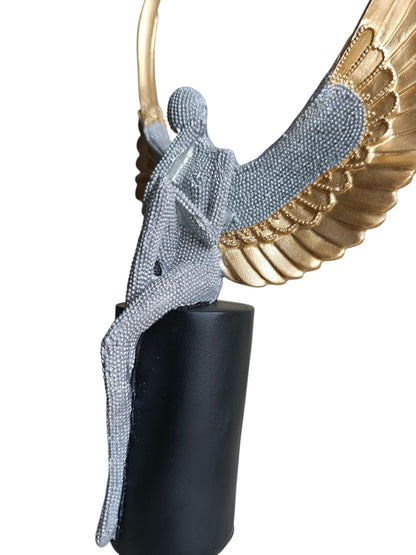 Angel Wings Contemplation Sculpture