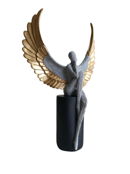 Angel Wings Contemplation Sculpture
