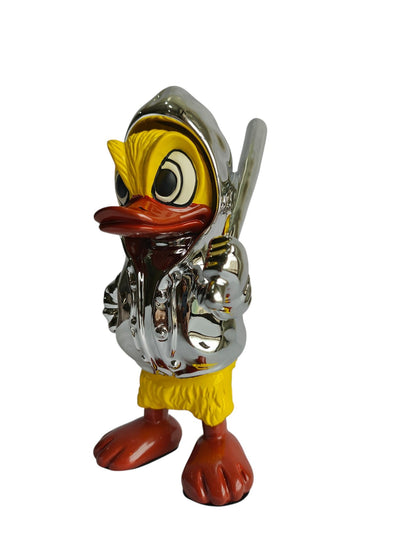 Donald Duck Table Decor Figurine - Metallic Character Sculpture