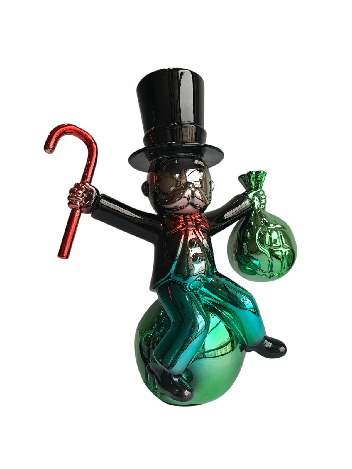 Monopoly Man Money Maker Showpiece - Luxury Metallic Table Decor