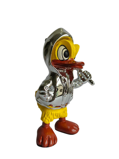 Donald Duck Table Decor Figurine - Metallic Character Sculpture