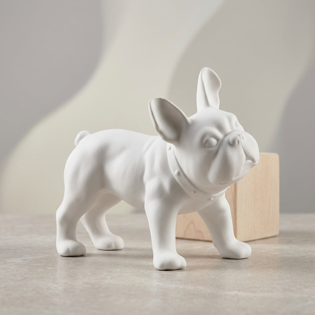 White Ceramic Figurine For Spiritual Gift