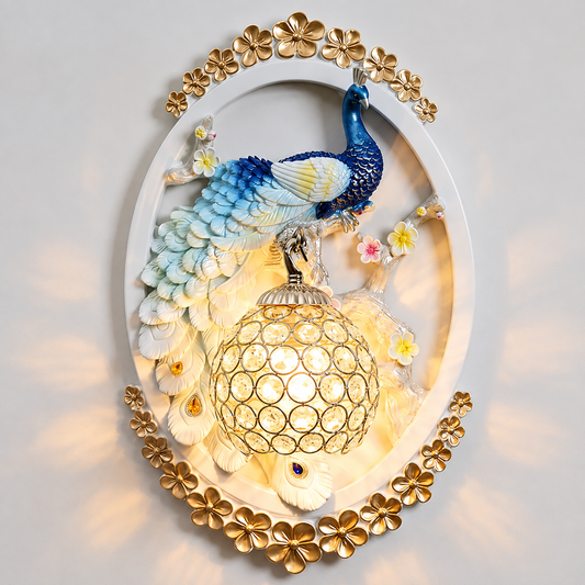 Luxury Peacock LED Wall Lamp
