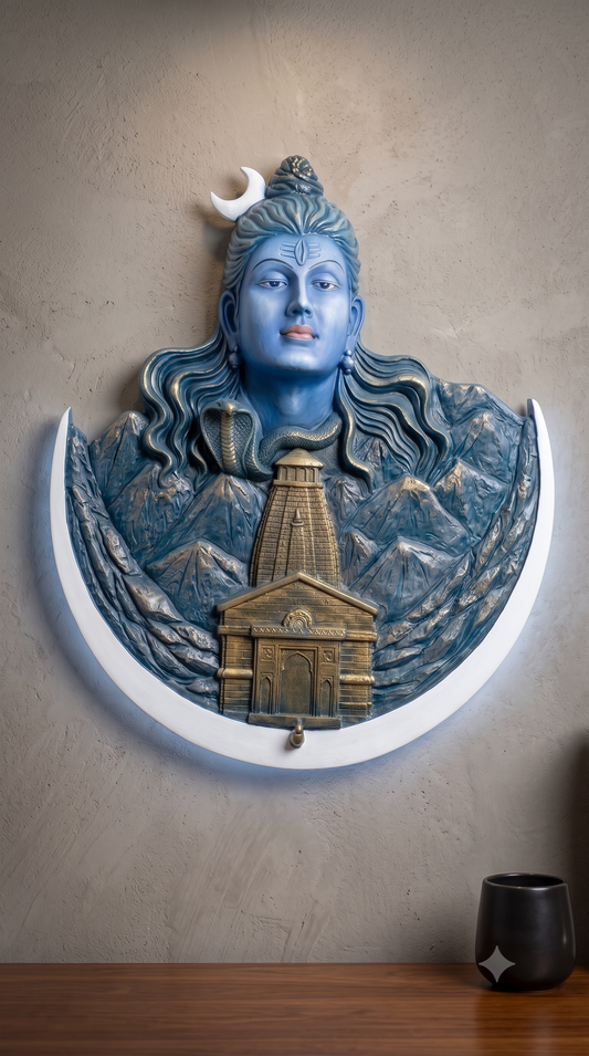 Premium 3D Kedarnath Shiva Relief