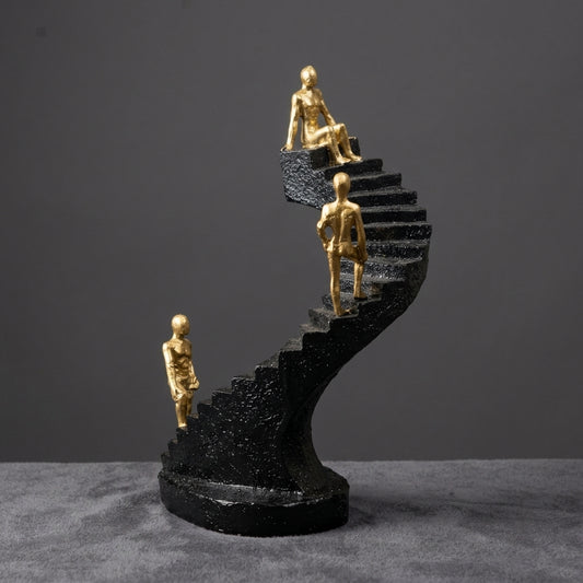 Black And Gold Resin Wall Sconce For Spiritual Gift