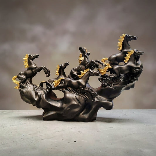 Bronze & Gold Resin Showpiece For Spiritual Gift