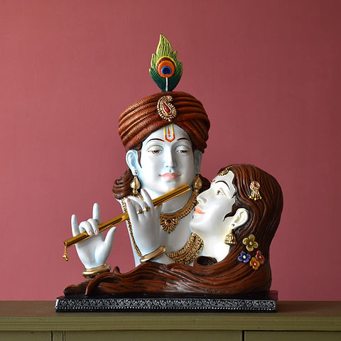 Radha Krishna Idol with Flute