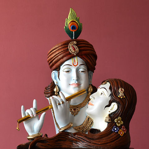 Radha Krishna Idol with Flute