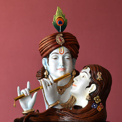 Radha Krishna Idol with Flute