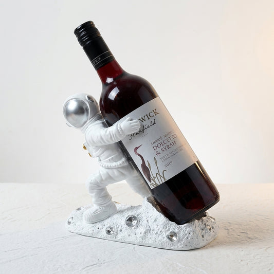 White Resin Wine Bottle Holder For Spiritual Gift