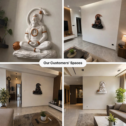 Monolith - Hanuman Ji -Inspired Relief 3D Wall Art